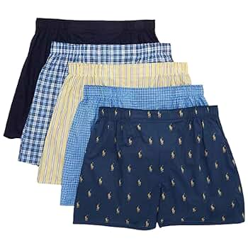 新品　ポロラルフローレン ホース刺繍入りトランクス5枚セット「Mサイズ」③ 新品 ポロラルフローレン ホース刺繍入りトランクス5枚セット「M