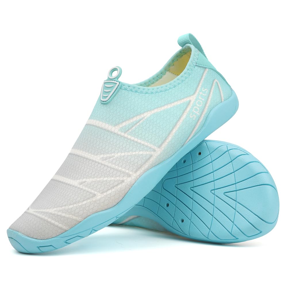 Zapatos Pies Descalzos Secado Rápido para Hombre Mujer, Ligeros Malla Zapatillas Acuáticas para Playa, Natación, Piscina, Senderismo, Actividades Deportivas