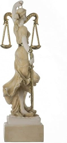 Miniatura 2 de Diosa griega Themis - Estatua de 5.5 pulgadas, color dorado