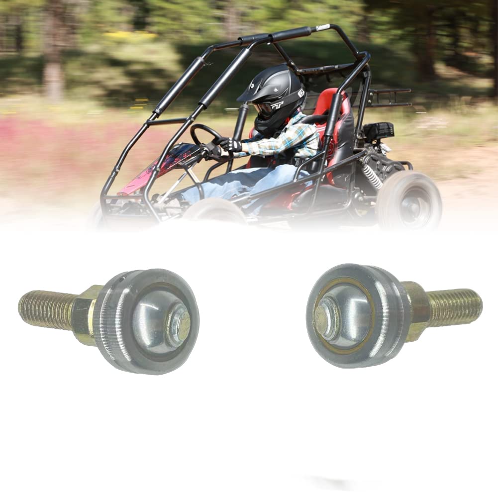 QYMOTO KT196 Go Kart Ball Joint Knuckle M10 26mm for Coleman Go Kart 196cc 200GK (Newest Large Version DIA 26mm)