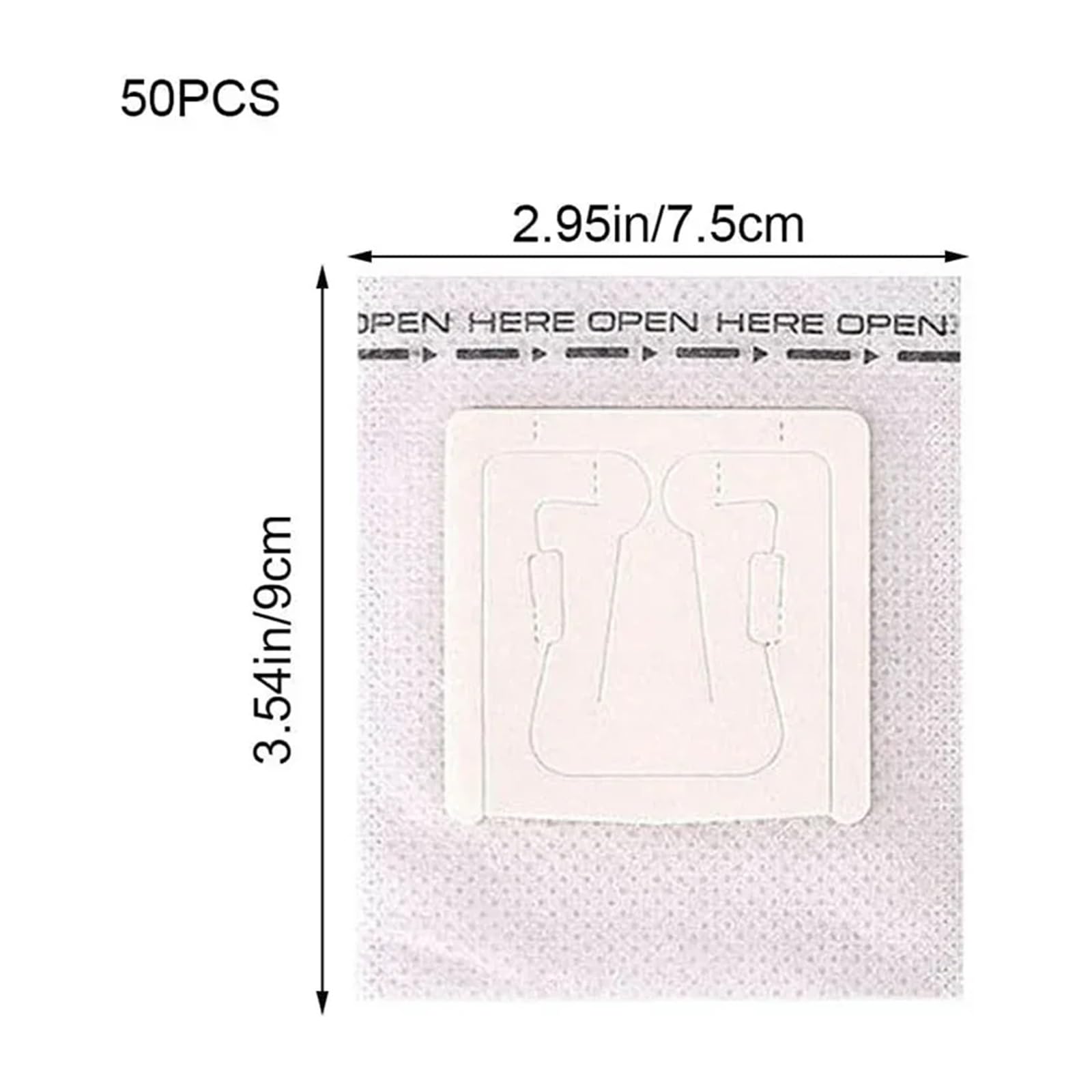 25-500 Stücke Kaffee Filter Papier Taschen Einweg Drip Kaffee Papier Pack Tragbare Hängende Ohr Espresso Kaffee Zubehör Tee Werkzeug(500pcs)