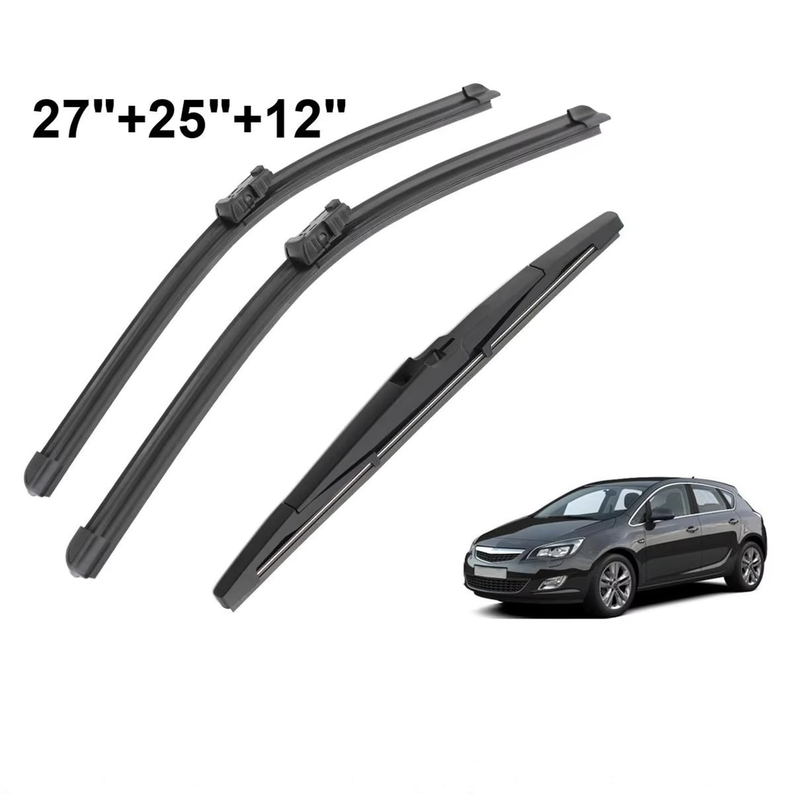 Tergilunotto Rear 1 2 3 4 6 Pezzi Tergicristallo Anteriore Posteriore Spazzole Tergicristallo Decespugliatore Per Opel Per Astra J GTC 2009-2015 Tergicristallo(4 Piece)