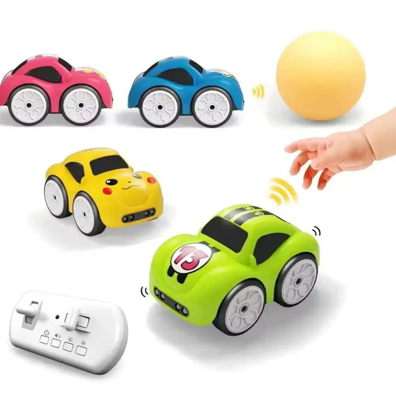 TOYIQ Magic Induction 2.4G R/C Rail Track Car for Kids β Line Patrol Mode Smart Toy Car with Remote Control, Fun Smart Toy Colorful Mini Racing Vehicle for Boys & Girls, New Smart Toys (Ages 5+) 2