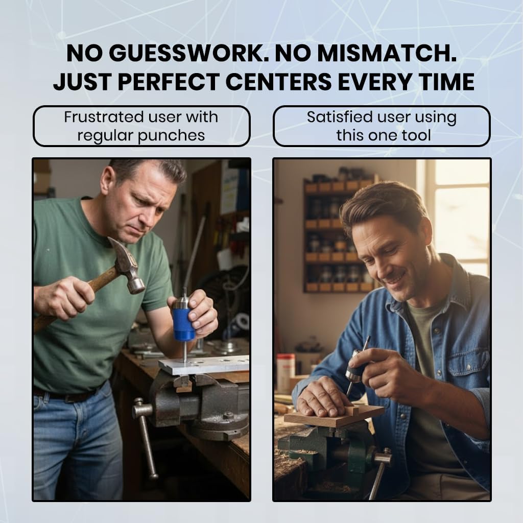 Hardened pin Universal Transfer Punch Center Aligner Punch Machine Tools (Set of Both)