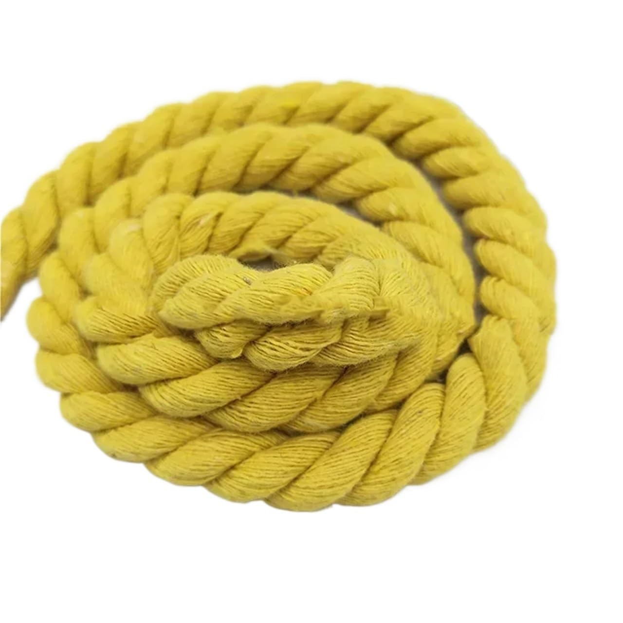 Twisted Cotton Cord 1-5Meters 12mm 3 Strands Twisted Cotton Rope Woven Braid Bag Cords Home Decor Drawstring Ropes DIY