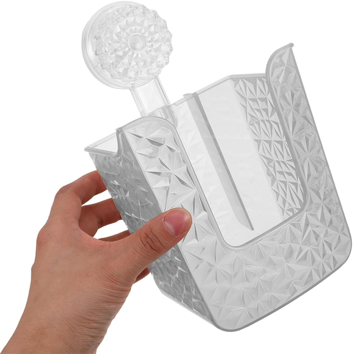 2Pcs Suction Cup Tissue Storage Box Wall Mounted Bathroom Wipe Holder Napkin Dispenser for Toilet Easy Installation No Drilling Required Versatile Organizer for Wipes