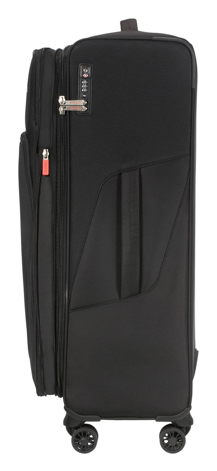 American Tourister Summerfunk - Spinner L, Erweiterbarer Koffer, 79 cm, 109.5/119 L, Schwarz (Black)