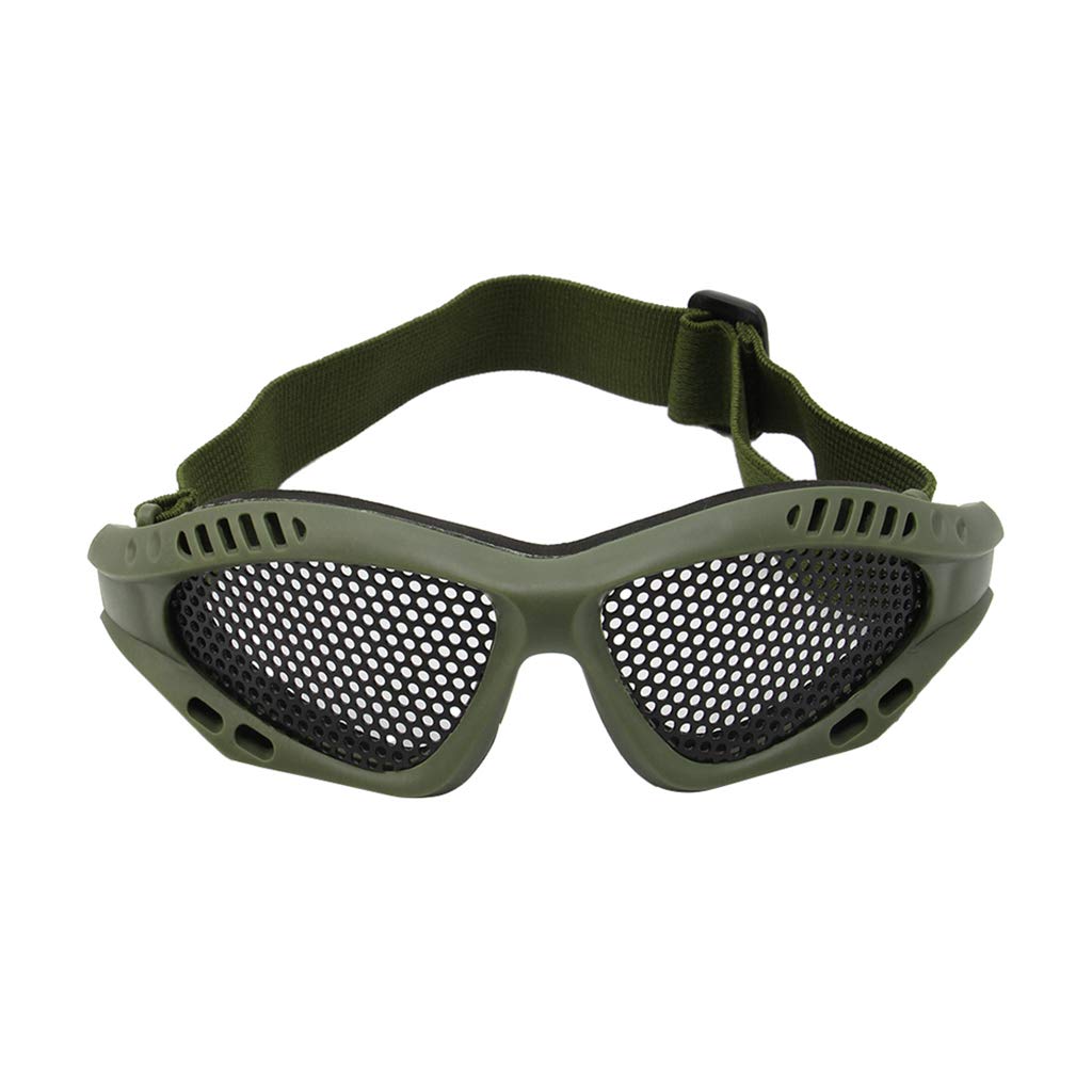 Occhiali di protezione per moto, softair, anti nebbia, in metallo, vetro, protezione per gli occhi, anti nebbia, softair, protezione degli occhi, protezione per gli occhi, protezione per gli