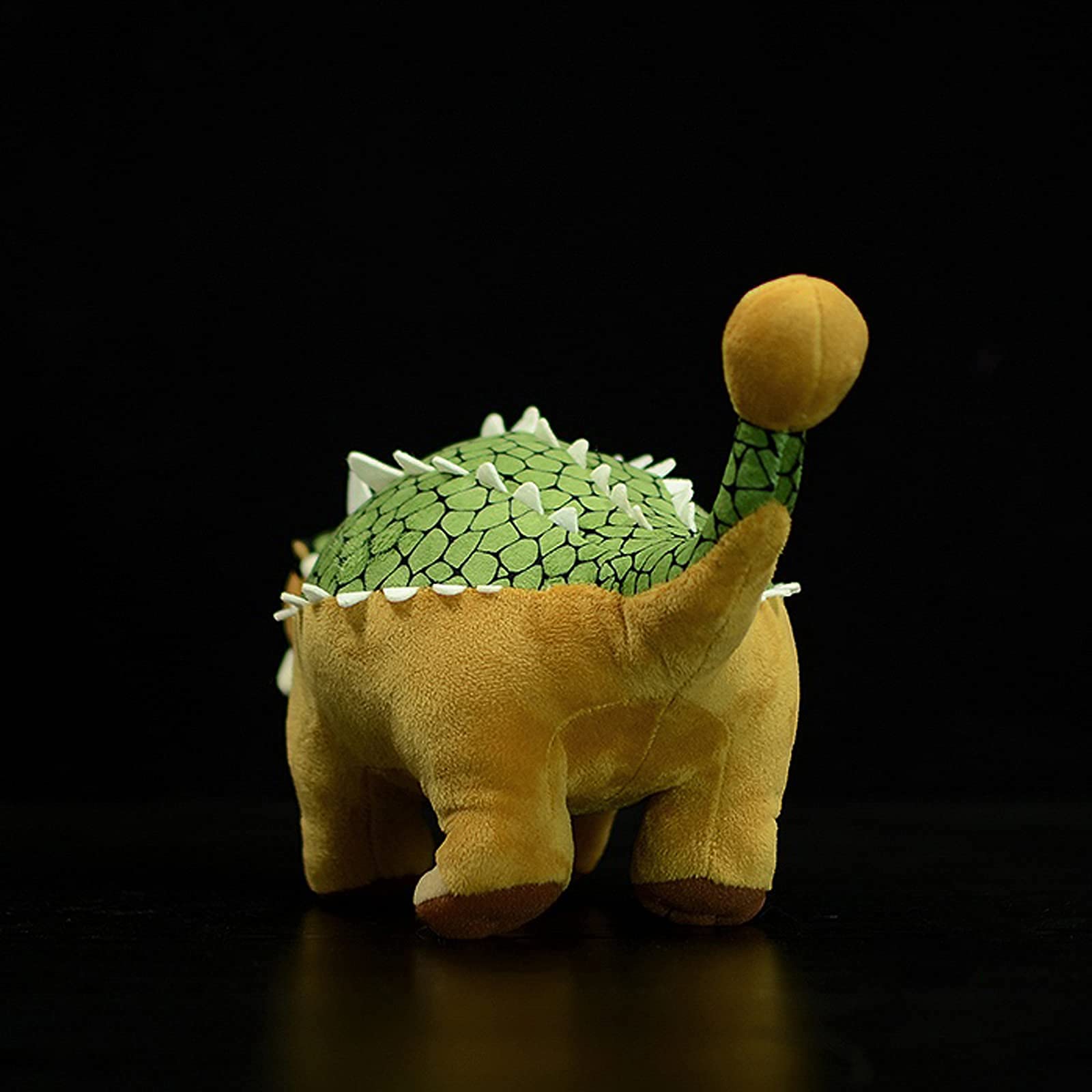 ZHONGXIN MADE Simulation Ankylosaurus Dinosaur Stuffed Plush Toy- 14inch Green Dinosaur Dragon Plushie, Figurines Dinosaur Stuffed Model Toys Soft, Gifts for Kids - Image 7