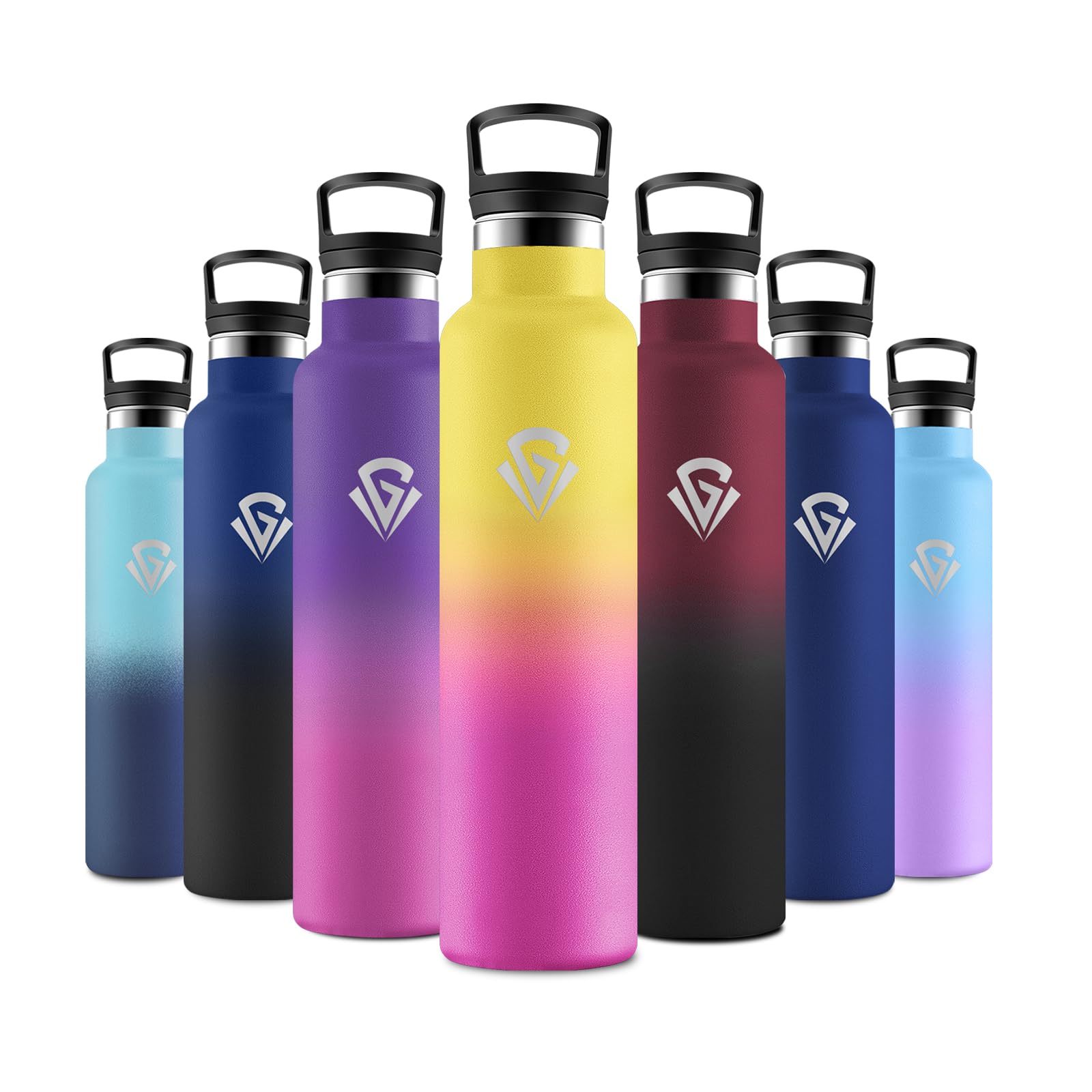 JAPORIA 1L Thermal Water Bottle with Straw, Double Layer Insulation, Leak Proof, Water Bottle for Carbonated Drinks, Travel