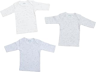 طقم مكون من 3 قطع من القطن للاطفال بعمر 9-12 شهر من هابي لايف - متعدد الالوان - Hl-Lombbm2-1007