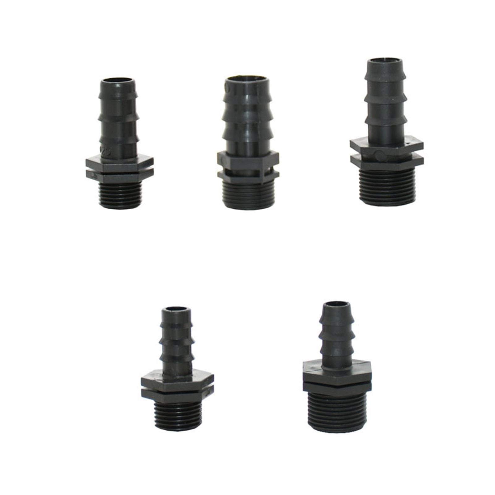 Connettore del Tubo da Giardino Filettatura Maschio 1/2 3/4 a 16mm 20 Millimetri 25 Millimetri Tubo for innaffiare connettore Water Garden Rubinetto e 1/2 3/4 Tubo connettore 40