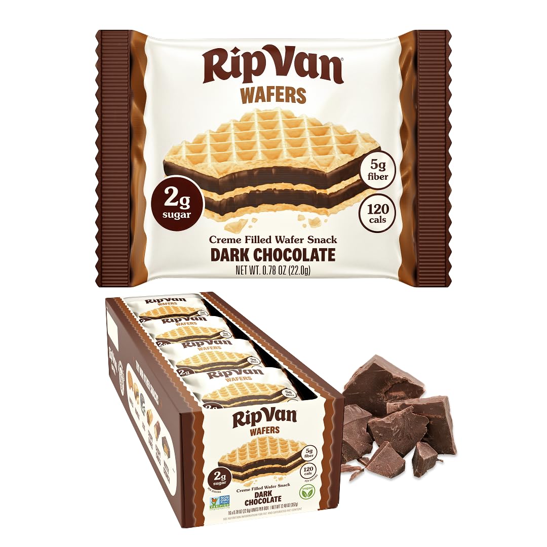 Rip Van Dark Chocolate Wafer Cookies