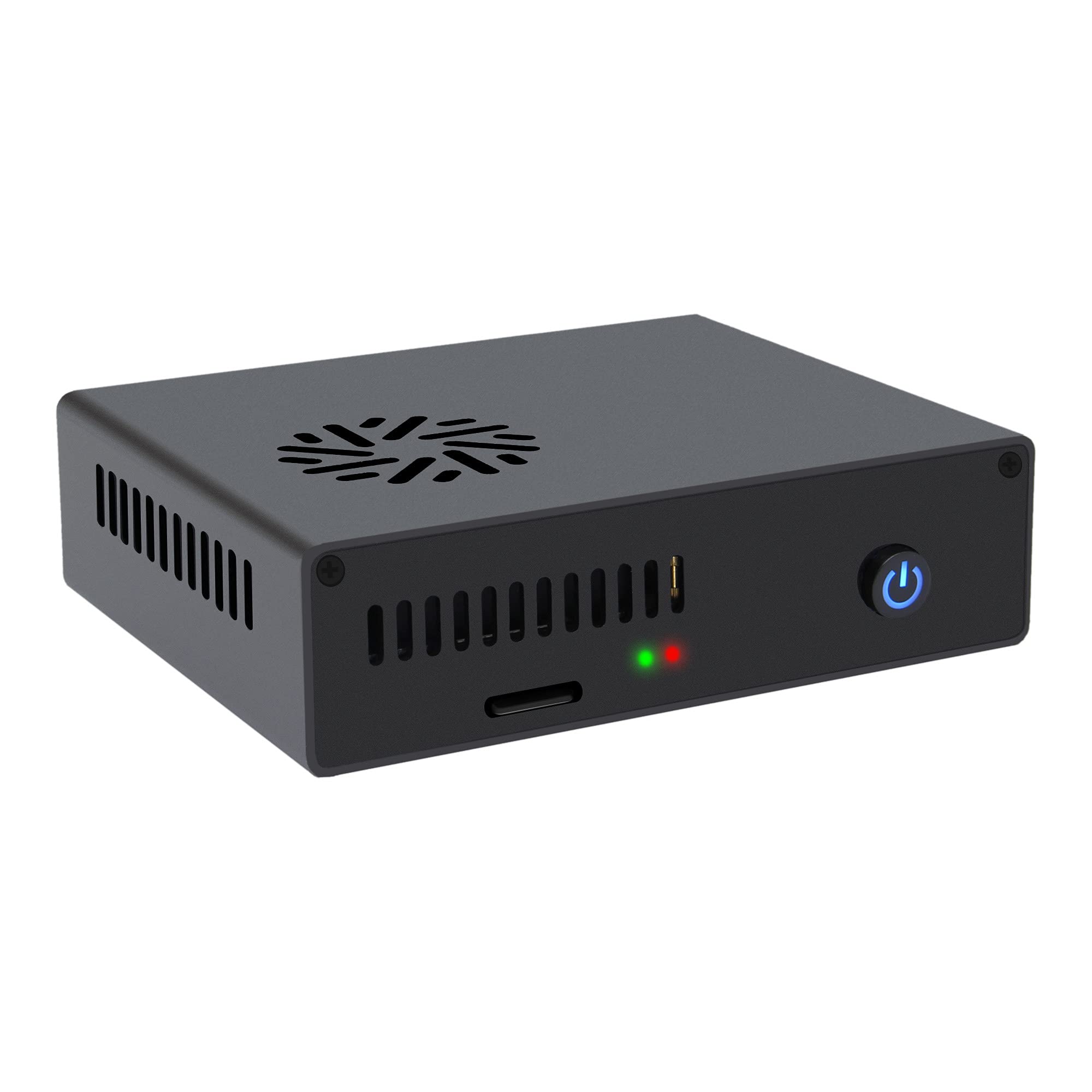 Buy Geekworm Raspberry Pi 4 Case with Power Button, XC1 Adapter Board