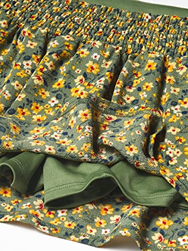 Image of Speechless Girls' Tie Front Top and Short Skirt Set