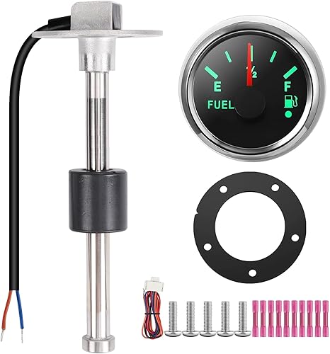 WODHMIEY Fuel/Water Level Gauge & Sender Unit, 240-33 Ohm Marine Grade Stainless