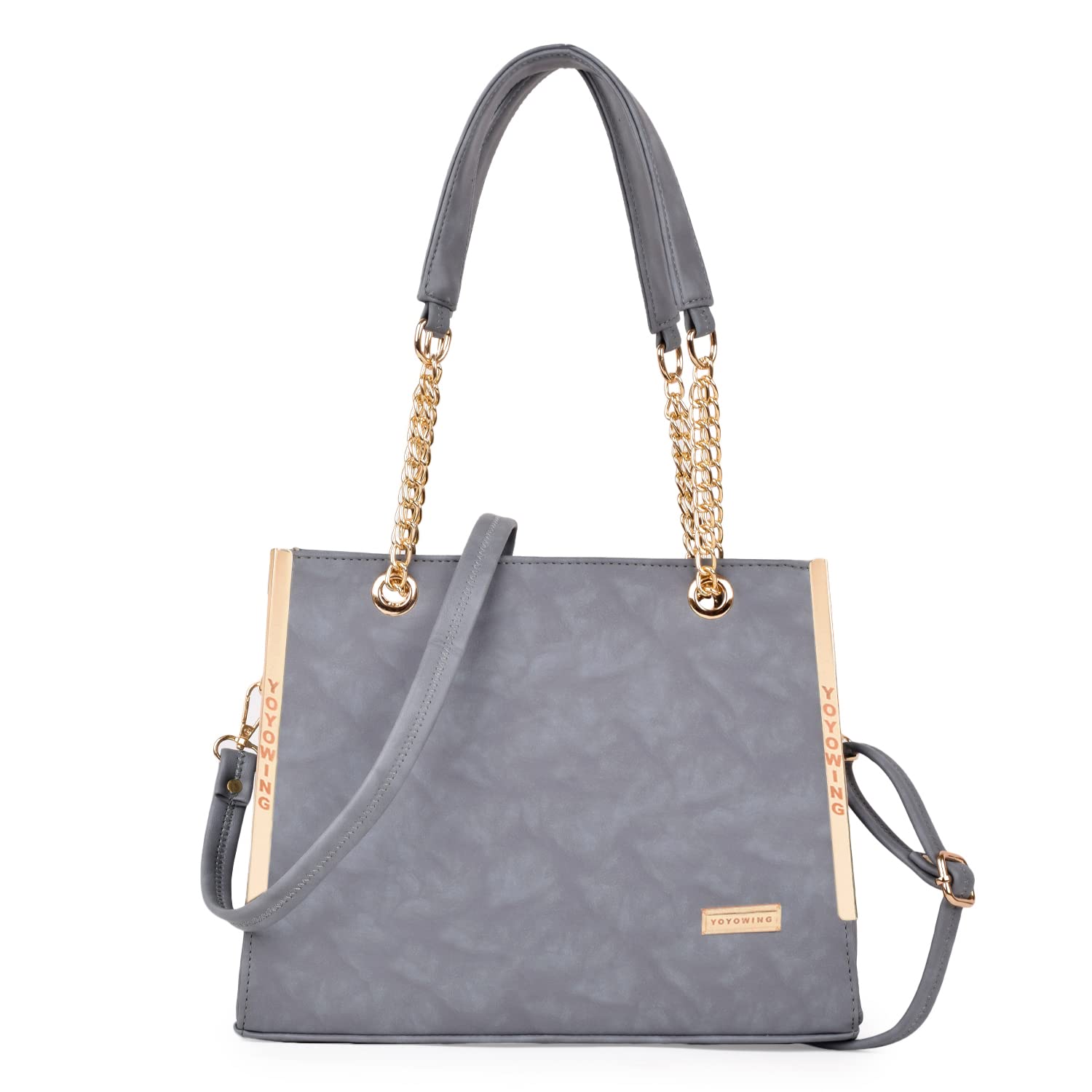 YOYOWING Hand Bag For Women Synthetic Leather Cross Body Ladies Sling Purse Satchel Travel Shoulder Strap, Grey (B09LDDWKZX) Amazon Price History, Amazon Price Tracker