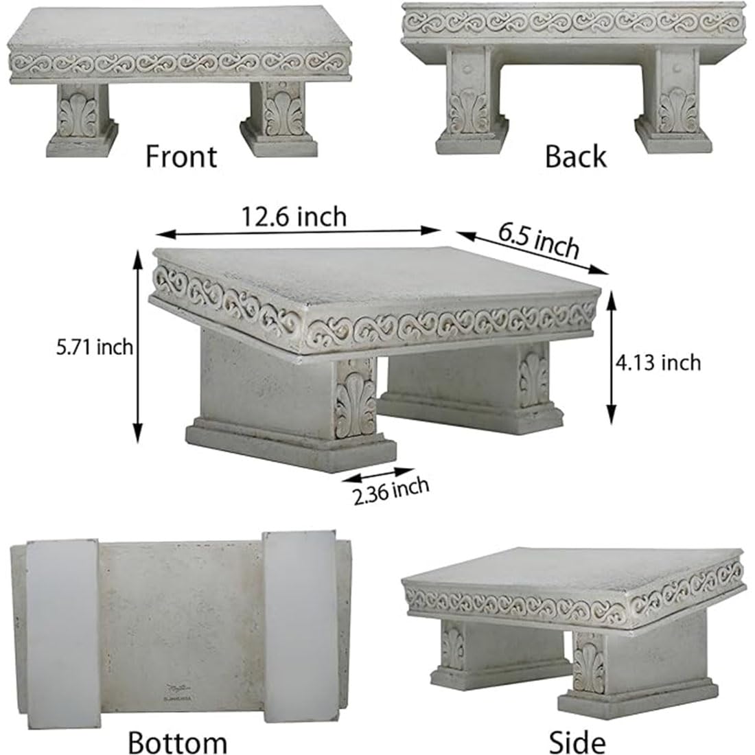 Personalizzato Human Memorial Bench Pietre con Photo Garden Stone Memorial Bench Placche per All'aperto Regali per Qualcuno che ha perso una persona amata o Pet Dog Cat