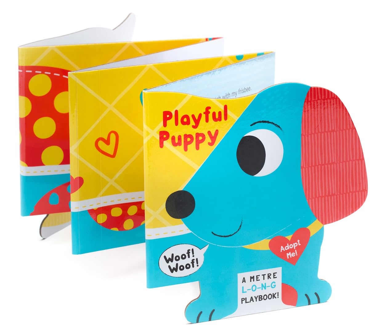 My Pawsome Pets Playful Puppy: Interactive 1-Metre Long Fold-Out Animal Playbook for Toddlers