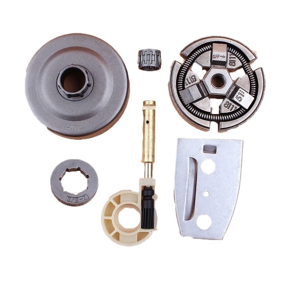 Bomba de Aceite for piñón llanta Tambor Embrague 3/8"-7T, Compatible con Motosierra 51 y 55. Repuesto