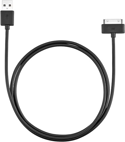 YUSTDA Nuevo cable cargador de sincronización de datos de batería USB negro para iPod Nano Gen3 (3ª generación) Serie: 4GB, 8GB, 16GB