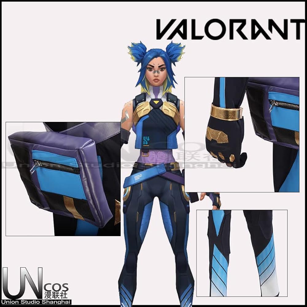 Amazon.co.jp: [xin yue] VALORANT ヴァロラント ネオン neon コスプレ