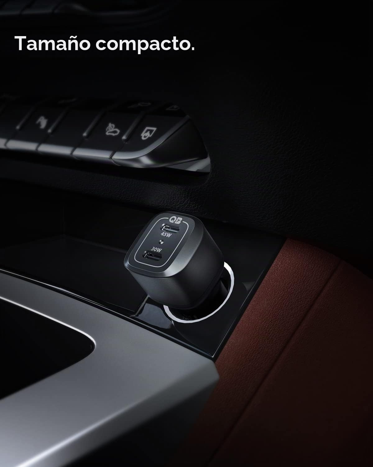 Spigen Cargador de Coche USB C de 75 W, Doble USB, Carga súper rápida, PD PPS 45 W 30 W, Adaptador de Coche para Galaxy S25 Ultra S25 Plus S25 S24 S23 S22 S21 iPhone 16 15 Pro MAX Plus Mini Pixel 8a
