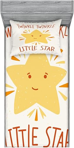 Miniatura 171 de Ambesonne Juego de sábanas bajeras y fundas de almohada de los años 90, patrón geométrico en estilo retro, formas redondas de triángulo de media