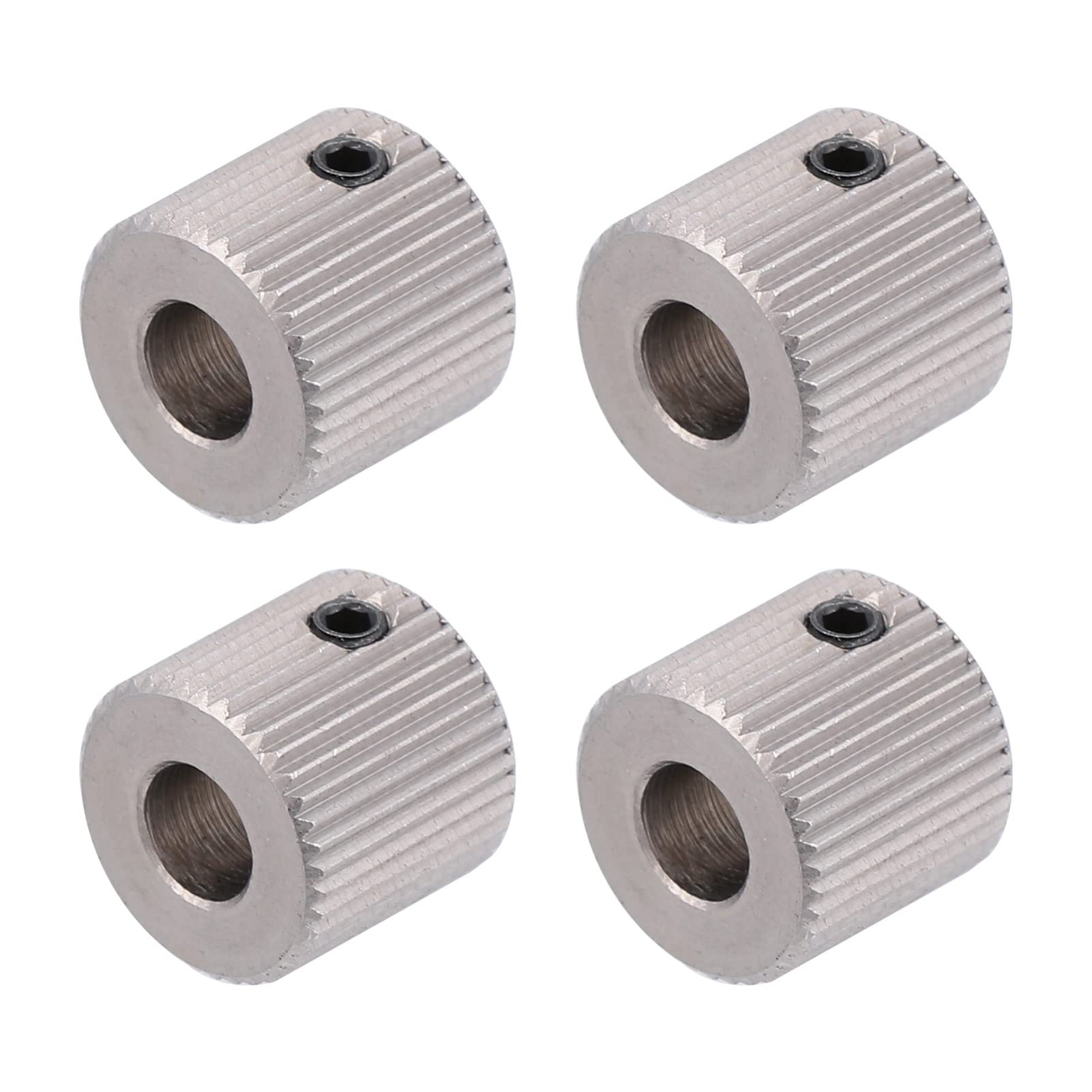 iplusmile 3d Printer Parts & Accessories 40 Teeth Drive Gear Extruder Pulley Extruder Wheel Gear 40 Teeth Bore Stainless Steel Drive Gear for 3d Printer (4pcs, 5mm) Longer Lk5 Pro