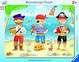 Ravensburger Pirates Voyage of Discovery My First Frame Jigsaw Puzzle (15 Piece)