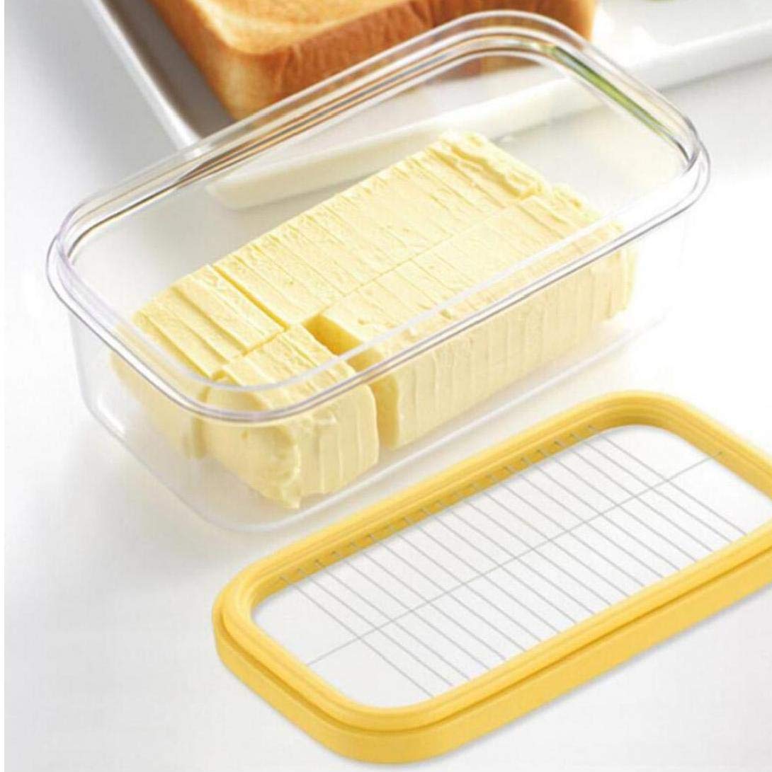 Butter Keeper Slicer With Lid - Butter Dish Container With Cutter, Measuring Dispenser - View #4