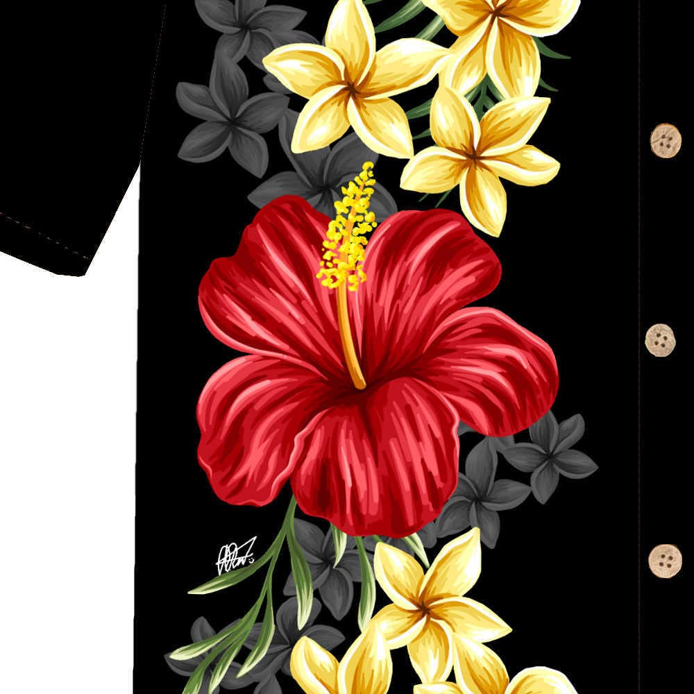 Hawaii Hemd Männer Baumwolle Größe S - 8XL Herren Hawaiihemd Kurzarm Frauen Blumen