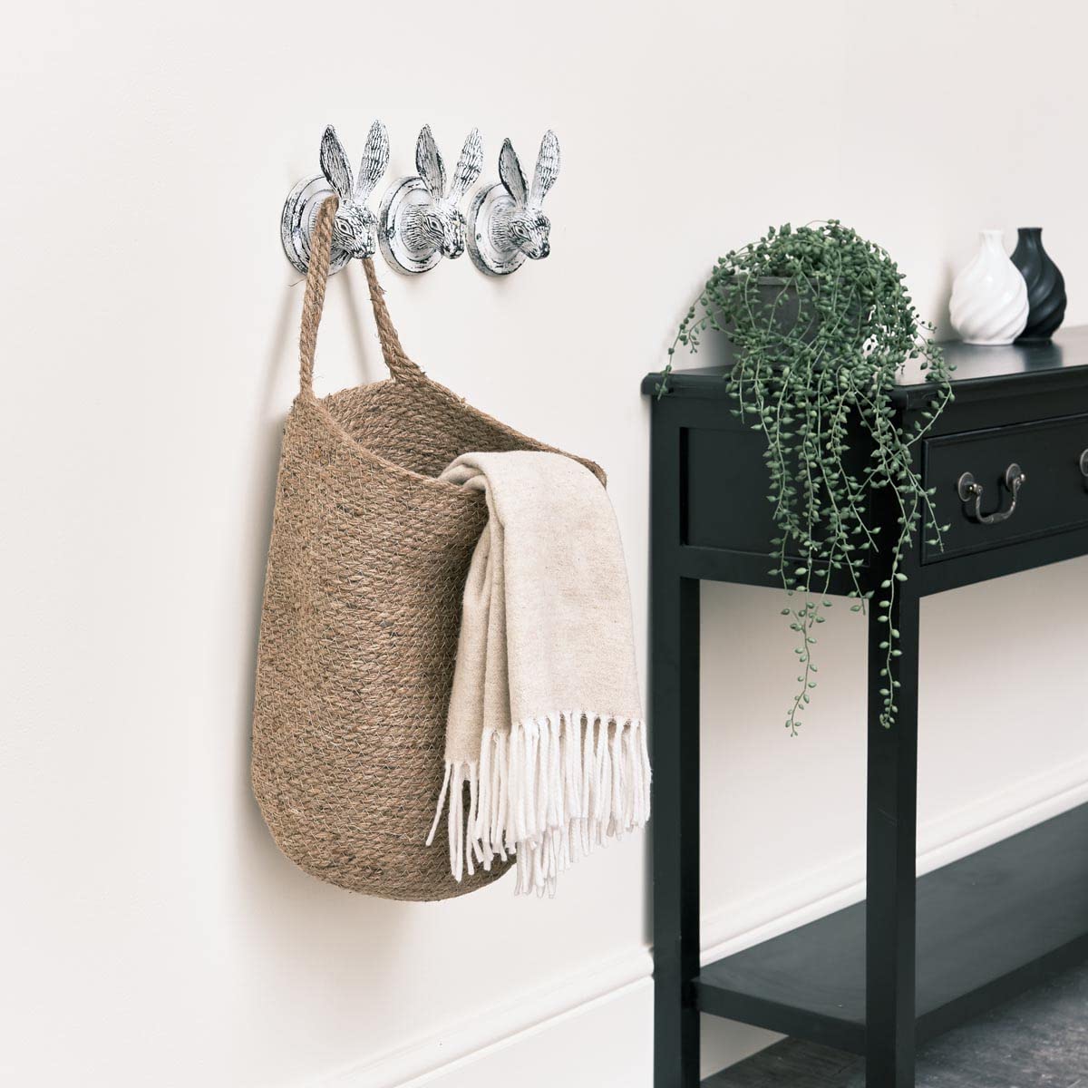 Large Jute Hanging Basket 48cm x 34cm