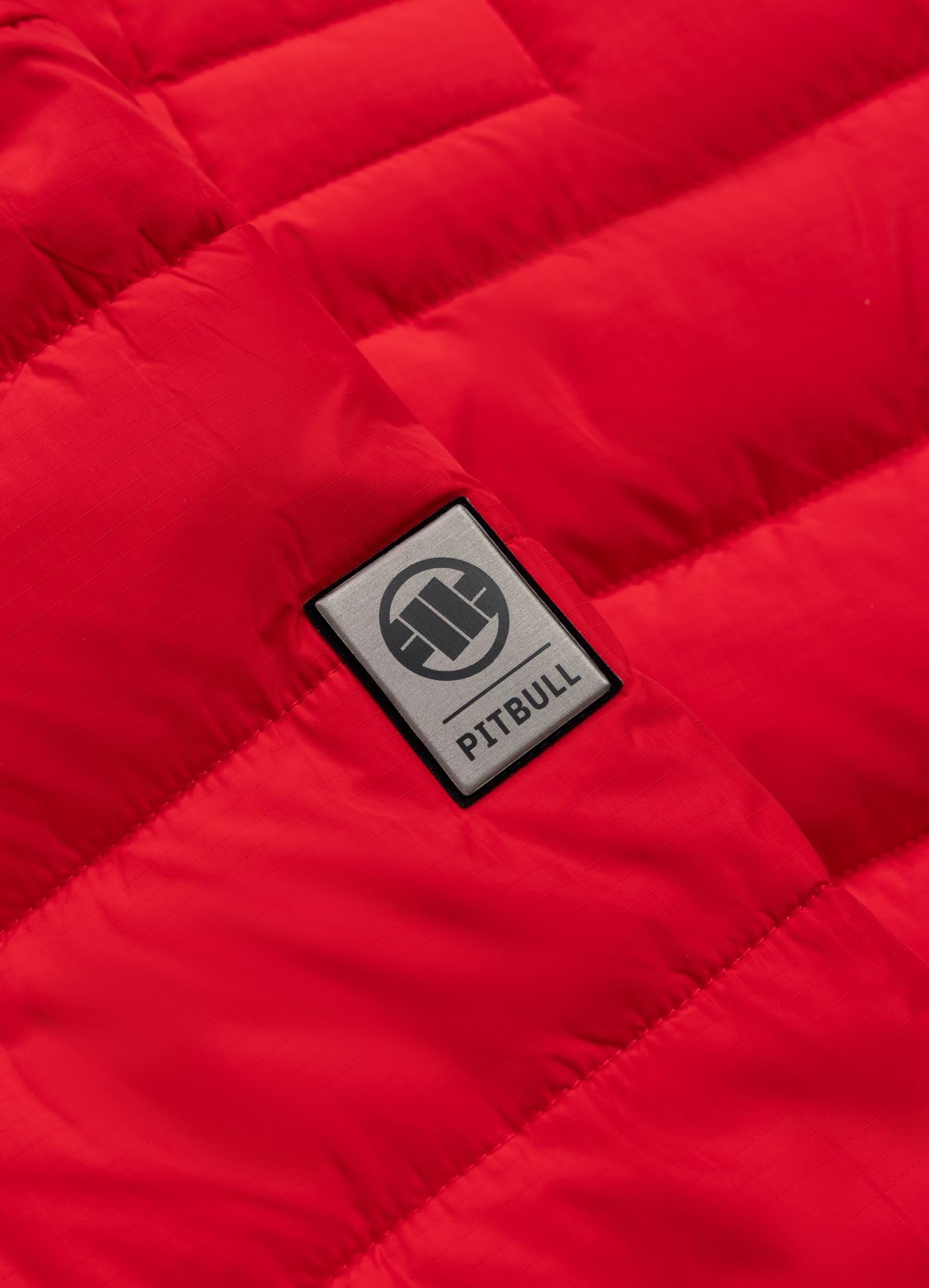 PITBULL - Chaqueta Hombre Invierno Seacoast III, Chaquetas Hombre con Capucha, Plumífero con Cierre de Cremallera, Chaqueta de Media Temporada, Bolsillos Laterales Confortables