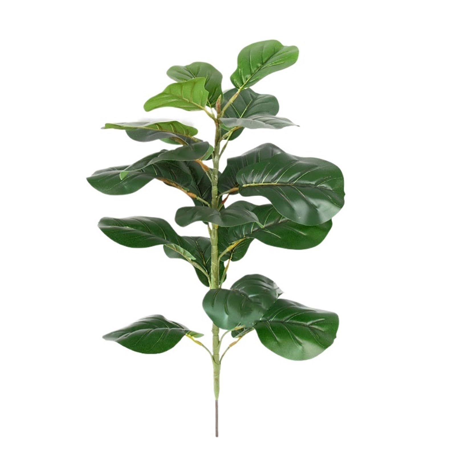 Künstliche Tannenzweige 150 cm großer tropischer Baum, künstliche Ficus Lyrata-Pflanze, Zweige, Kunststoff, Blätter for Home Office Shop Decor(70cm)