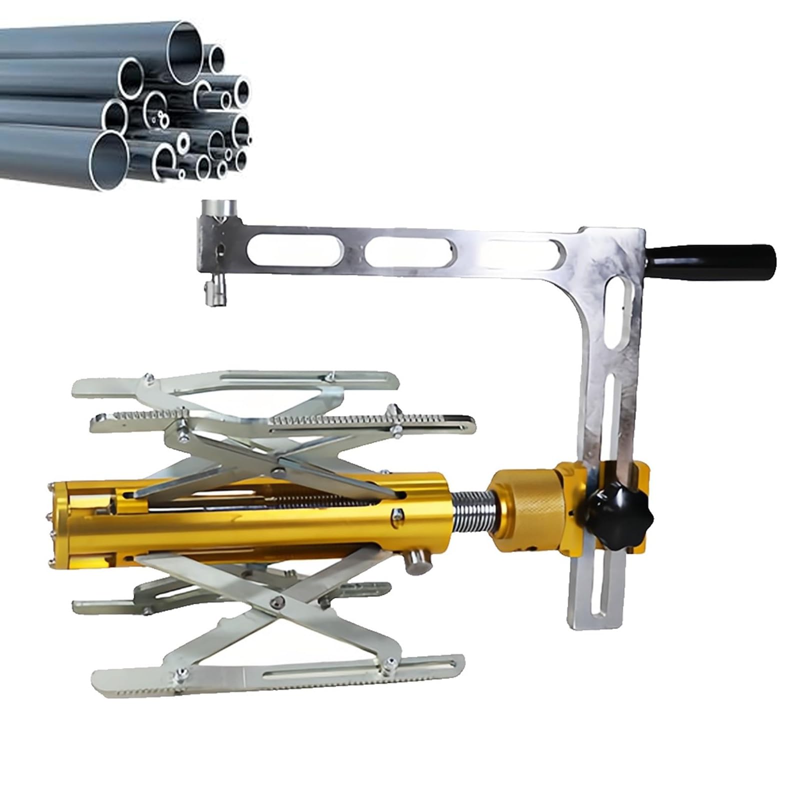 Raschiatore manuale rotante per tubi, strumento per la rimozione dello strato di ossidazione esterno dei tubi in PE, perfetto per progetti di tubazioni professionali e fai da te.(75-200mm)