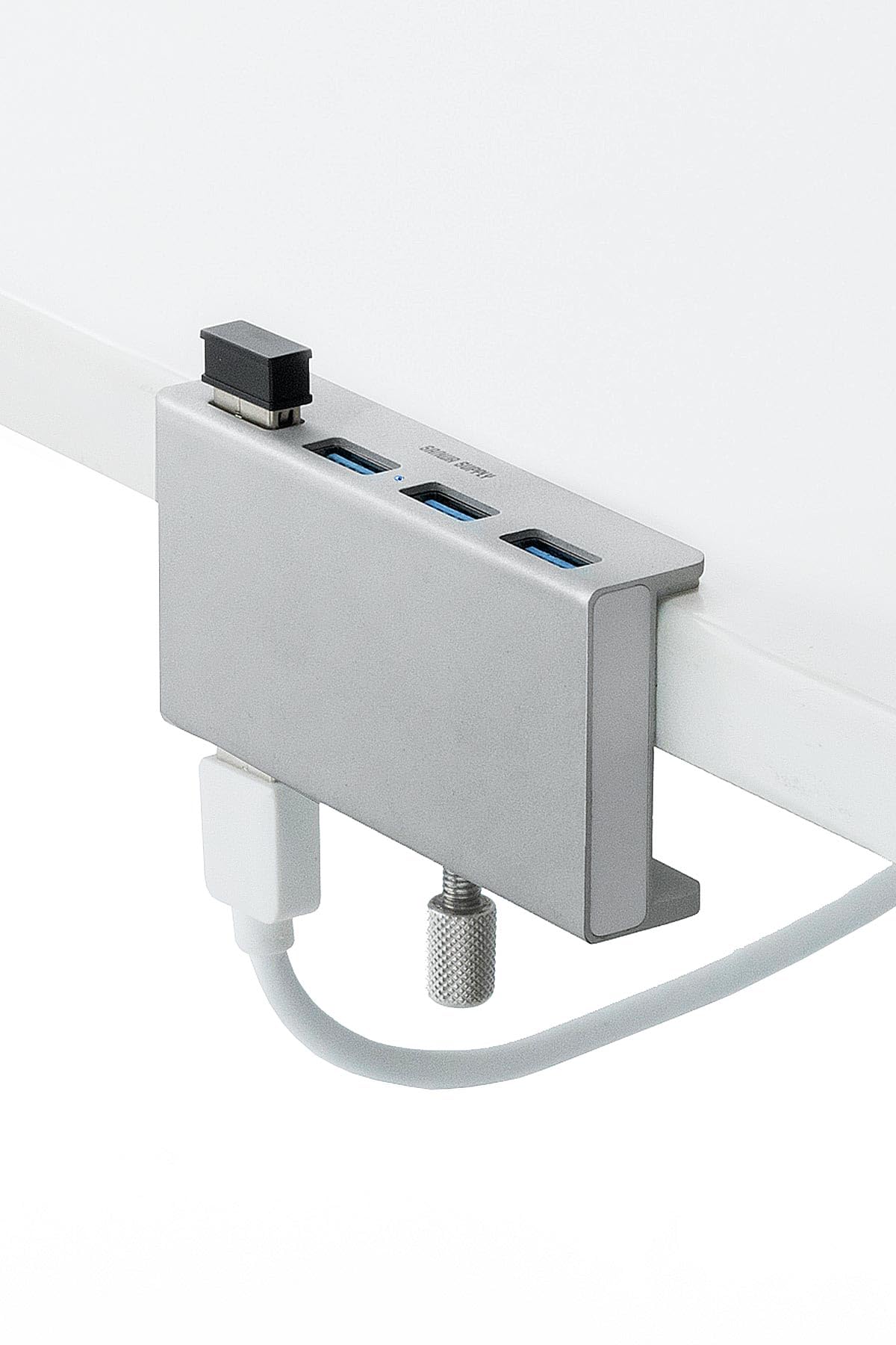 Amazon.co.jp: サンワダイレクト USBハブ クランプ固定 4ポート USB3.0