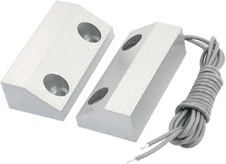 Ruilogod NO Normally Open Rolling Gate Door Magnet Contact Reed Switch Alarm