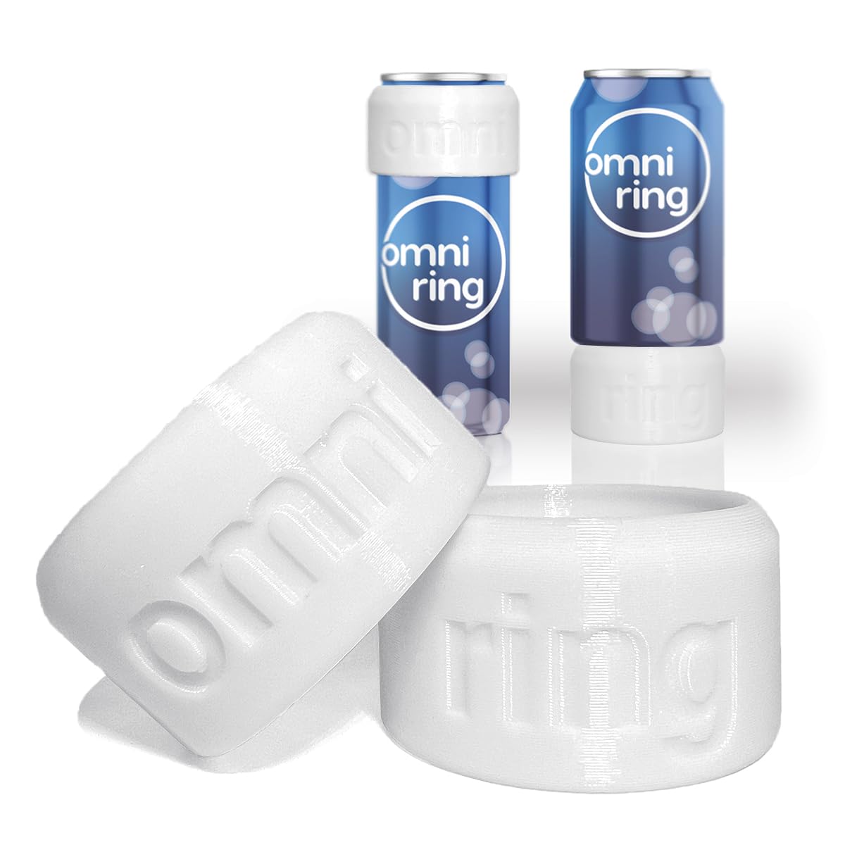 OMNI RING: The Ultimate 12oz / 355ml Beverage Can Adapter for 16oz
