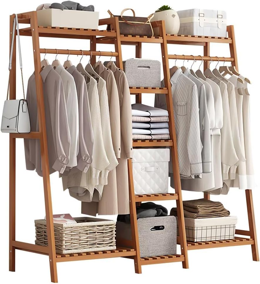 Amazon｜KAIHAOWIN ハンガーラック スリム 洋服ラック おしゃれ ポール