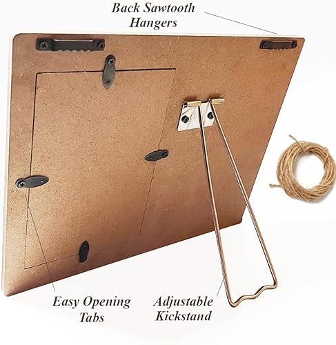 Miniatura 5 de Nurawo Papa Gifts: Best Wooden Picture Frame for Papa, Meaningful Photo Frame for Tabletop or Wall Display (4x6 Photo)