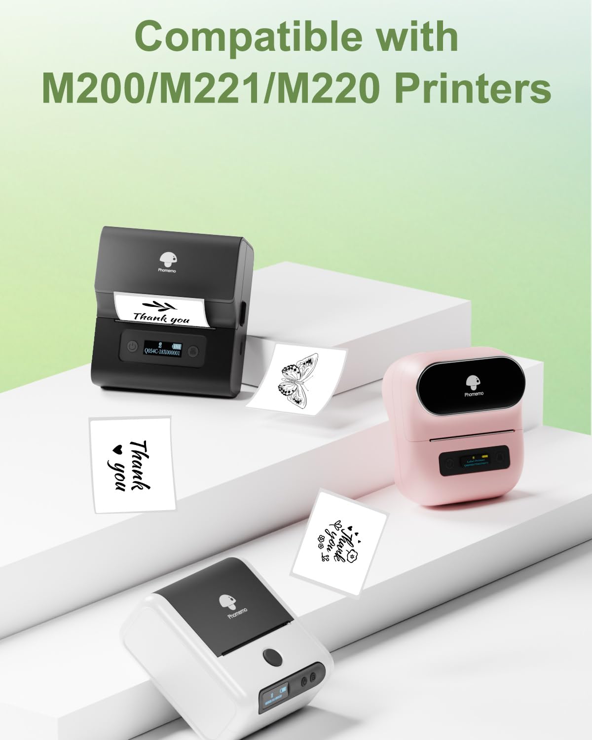 Pb230 Label Sticker Snapklik.com : Phomemo Thermal Sticker Label Paper 230 Labels/Roll ...
