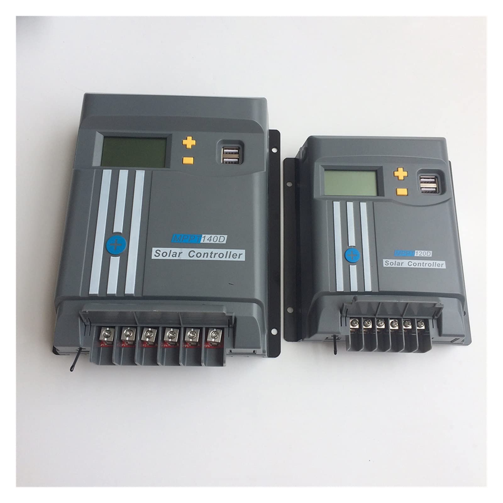 Controlador de carga Solar MPPT 10A 20A 30A 40A for Panel Solar pantalla LCD con WIFI 12V 24V regulador de batería Dual USB LifePo4(MPPT 130D-WIFI)