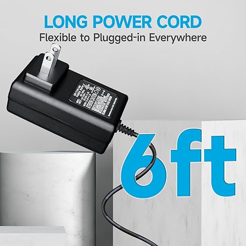 Miniatura 2 de Adaptador de fuente de alimentación universal de 15 V 1 A, CA a CC 15 V 100 mAh  1000 mA 15 W 0.217 in x 0.083 in, cable de fuente de alimentación