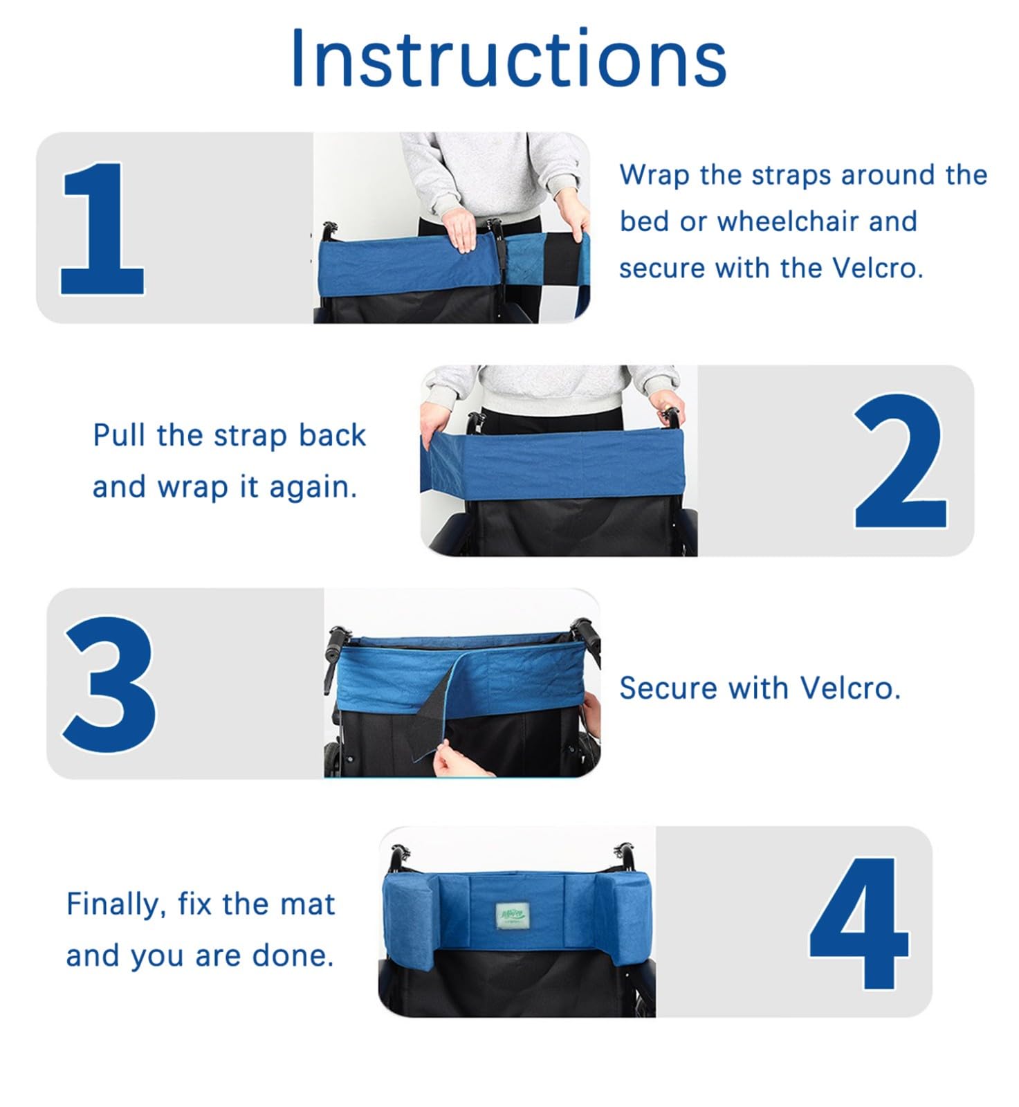 Soporte Lateral para Protectores Laterales de sillas de Ruedas, cojín de Soporte Lumbar para Cama y Silla de Ruedas, Almohadilla Antideslizante para reposabrazos de Silla para usuarios de sillas de