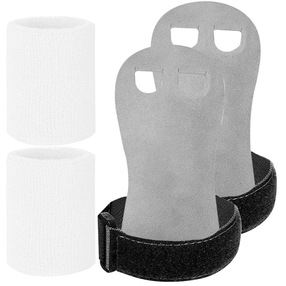 Didiseaon 1 Set Palm Wrist Set Barbell Palm Guards Tennis Grip Grips Kids Gymnastics Equipment Household Gymnastics Grip Soccer Stuff Glove Wrist Straps Wear Woman Child Leather Accessories
