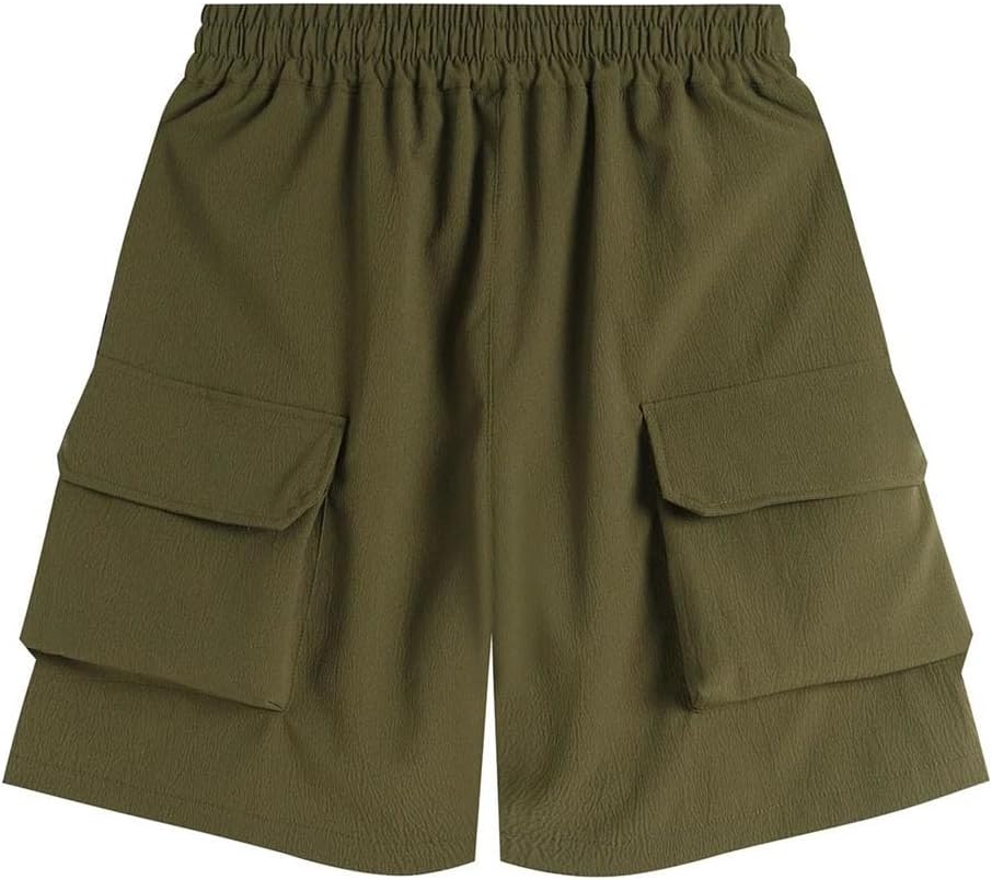 Men Casual Multi Pocket Zipper Pocket Shorts
