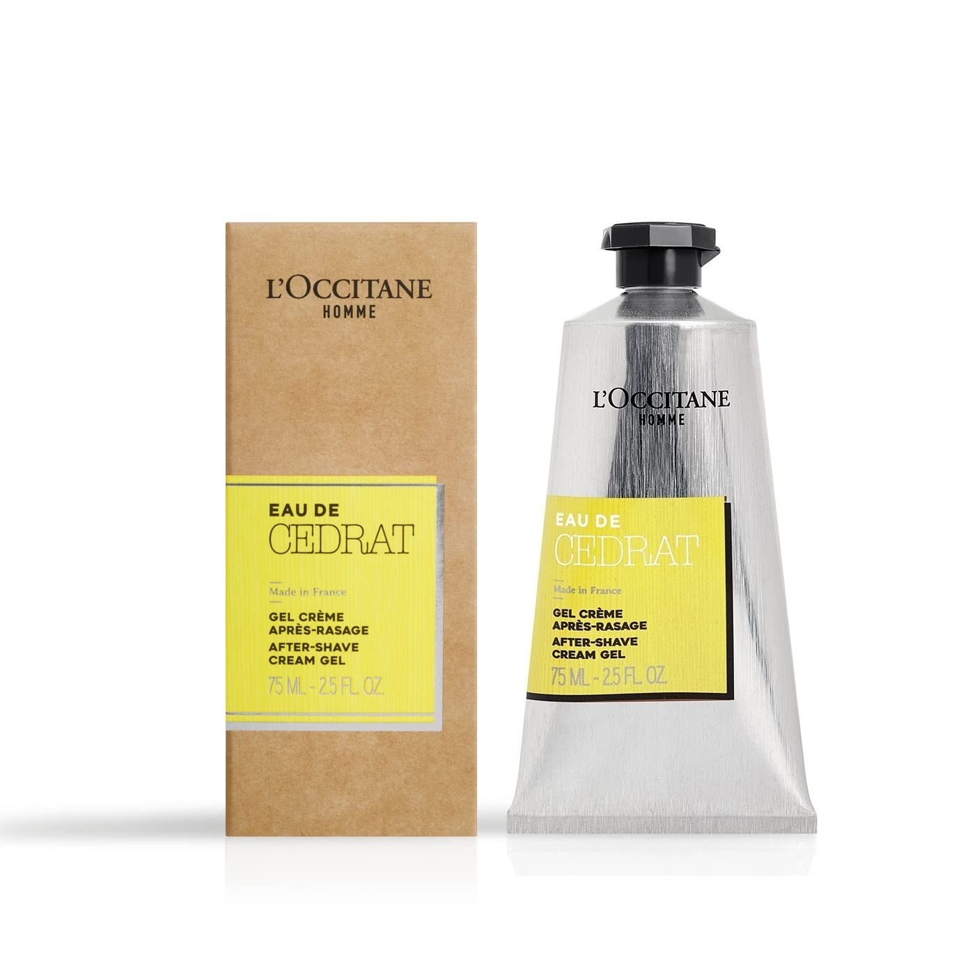 L'Occitane Cedra After Shave Cream, 2.5 fl oz (75 ml), Grancitrus Gift, Perfume, Men's, Popular, Stylish, Refreshing, Citrus Gift, Present