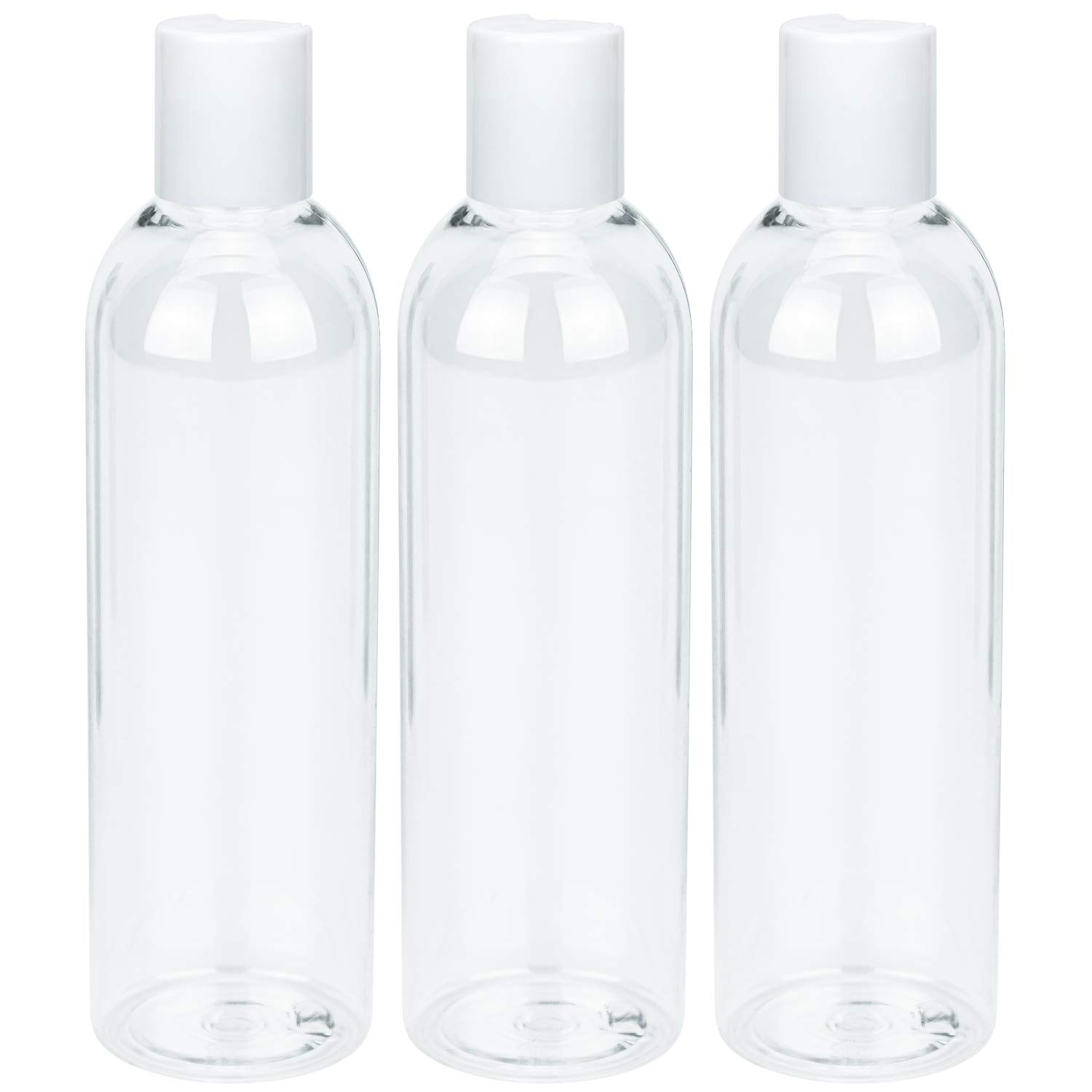 U.S. Art Supply 48 Kleine PET-Flaschen Mit Klappdeckel – 113 Ml, BPA-frei, Für Farbe, Shampoo, Lotion
