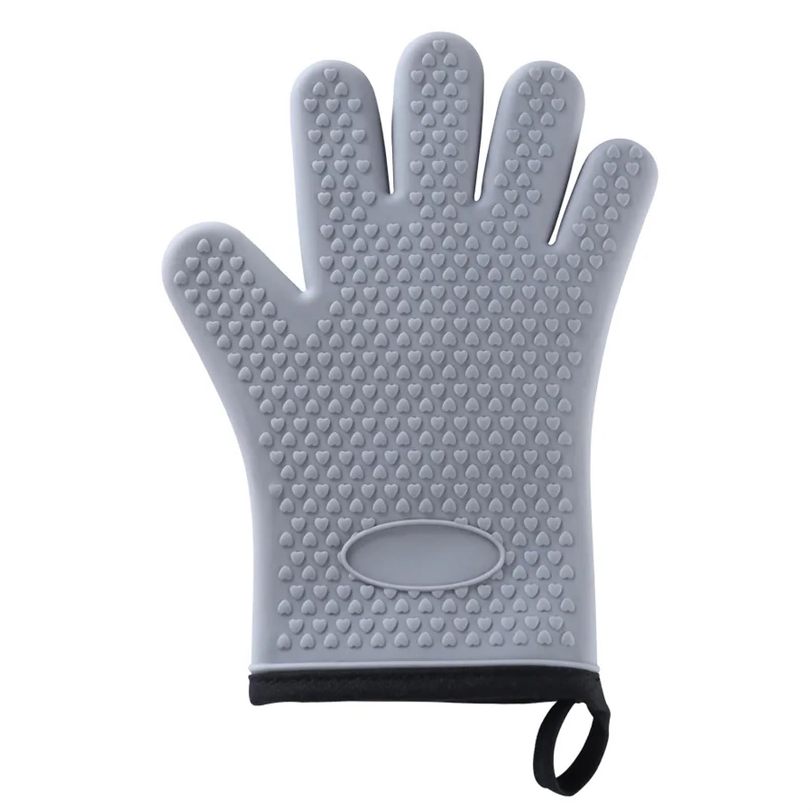 Oven Gloves Grilling Glove with Lanyard for Kitchen, BBQ, Baking, and Cooking Tasks for Your Kitchen(1Pcs Gray)